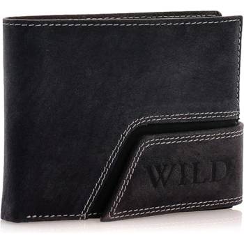 Wild PPN025 kožená peněženka černá