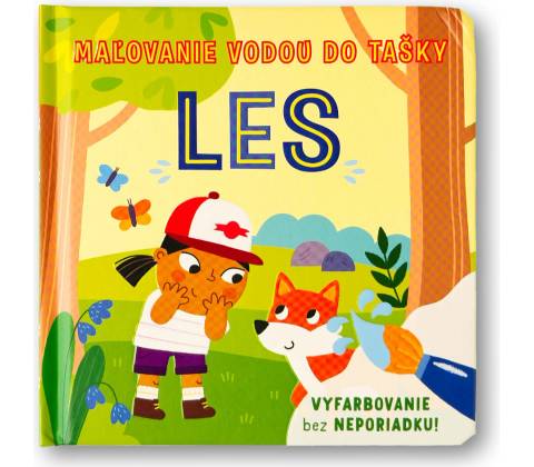 Malování vodou do tašky Les