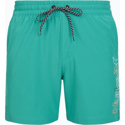 Hurley Мъжки плажни шорти Hurley Crossover Volley Swim Short Teal Tint