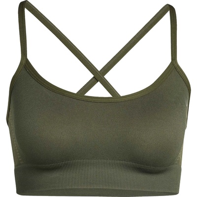 adidas Women's Sleeveless Low Impact Sports Bra - Khaki