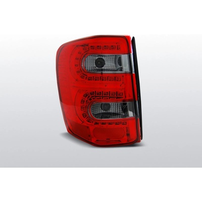 TUNING-TEC Zadné svetlá diódové, JEEP GRAND CHEROKEE, 1999-2005, ČERVENÁ SMOKE LED