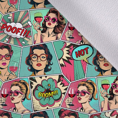 Takoy Jarní softshell premium pop art mint komiks