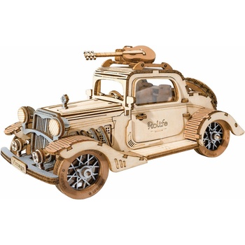 Robotime Rolife 3D drevené puzzle Historický automobil 164 ks