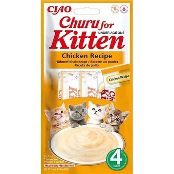 Churu Cat Kitten Chicken Recipe 4 x 14 g