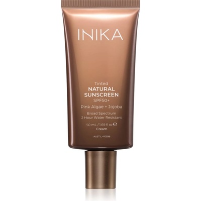 INIKA Organic Tinted Natural Sunscreen тониращи слънцезащитни продукти SPF 50+ 50ml