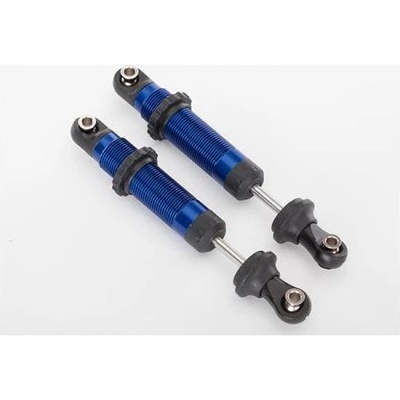 Traxxas амортисьор GTS алуминиев син (2)