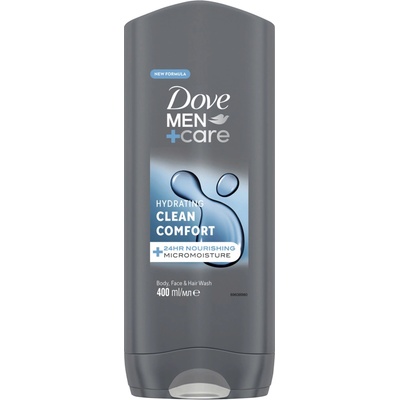 Dove Men Care Clean Comfort hydratačný sprchový gél pre mužov 400 ml