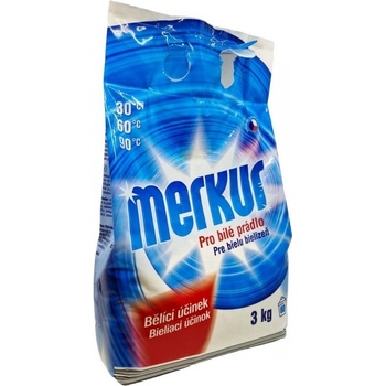 Merkur Bílá síla prací prášek na bílé prádlo 3 kg