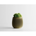  Кашпа Columna Малка, 101x101xH100мм- Бронз