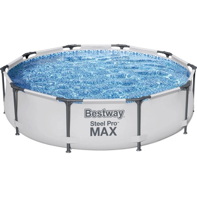 Bestway Комплект басейн Frame Pool Steel Pro MAX Ø 305 x 76cm с включена филтърна помпа - 1 компл (56408)