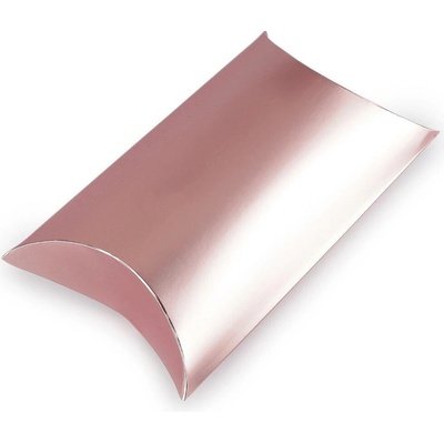 Dárková krabička metalická, malé, 6 pudrová