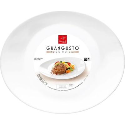STALGAST Oválný steakový talíř 315x260 mm Grangusto