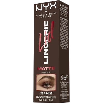 NYX Professional Makeup Lid Lingerie krémové oční stíny Mocha Mesh 6 ml