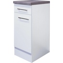 Flex-Well Kuchynská skrinka Joelina spodná, zásuvky + dvierka, 30 x 86 x 57,1 cm