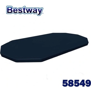 Bestway Покривало за овален басейн до 610 см, Bestway 58549 Flowclear, 610x366см (58549 Flowclear)