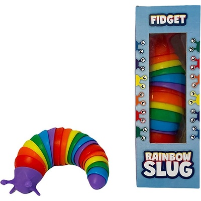 MAC TOYS Fidget toy dúhový slimák
