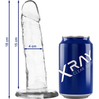 Xray Clear Cock 18cm X 4cm