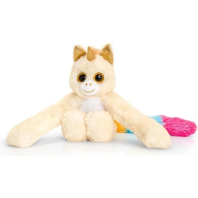 Keel Toys Прегърни ме - Плюшена играчка - Златен еднорог - Нора - 12 см - Keel Toys