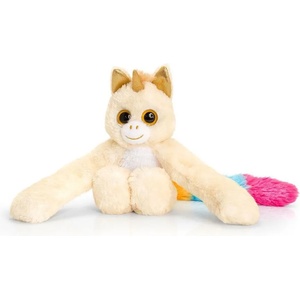 Keel Toys Прегърни ме - Плюшена играчка - Златен еднорог - Нора - 12 см - Keel Toys