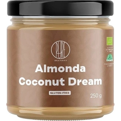 BrainMax Pure Almonda Coconut Dream Mandľový krém s kokosom BIO 250 g