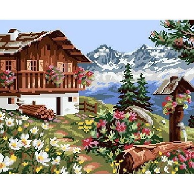 Казанлъшки гоблени Гоблен Пролет в Алпите Puppets (Унгарски)