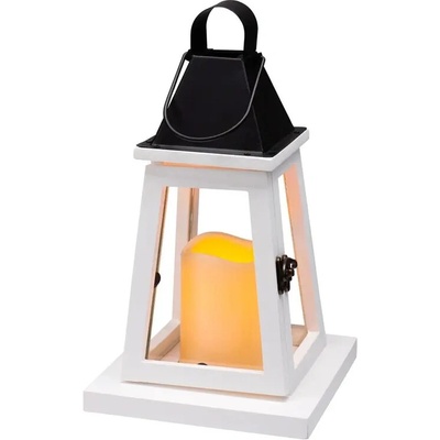Lampáš MagicHome LW8823, 17x17x33 cm, LED, 3xAAA, drevo
