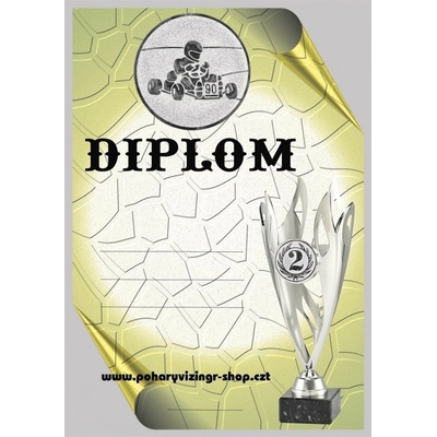 VIZINGR Motokáry diplom A4 č.8