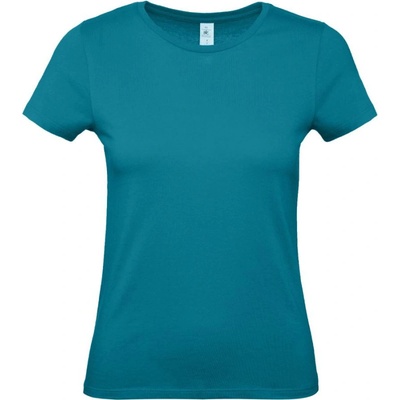 B&C Tričko B&C E150 dámské krátký rukáv COT 01002T44500 Modrá diva