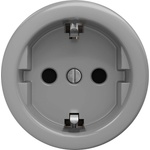 Kliklap - Ретро битова розетка без рамка SCHUKO 230V/16A сива (KA0111)