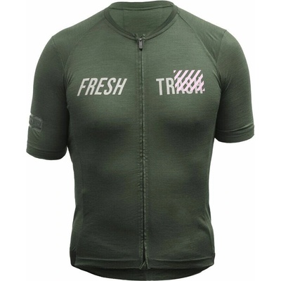 Fresh Trash FT MEN'S Lite Merino EVO Jersey Olive Green