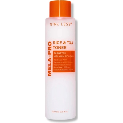 Nine Less Toner s ryžou a kyselinou tranexámovou Mela-Pro Rice & TXA Toner 200 ml