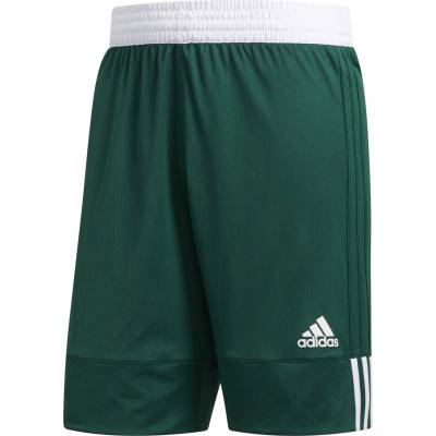 adidas 3g Spee Rev Shr Basketball Short Mens - Dark Green/Whit