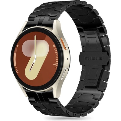 Tech-Protect Стоманена верижка за Samsung Galaxy Watch 4/5/5 Pro/ 6/7/FE от Tech-Protect Stainless Line - Черна (5906302313563)