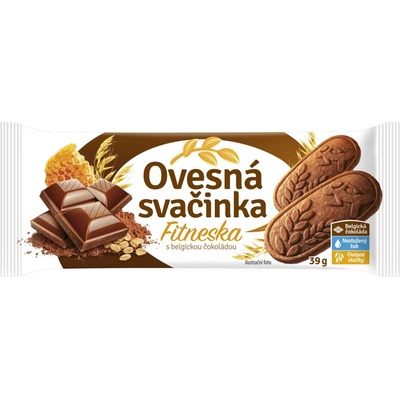 Fammilky Ovesná svačinka Fitneska s Belgickou čokoládou 39 g