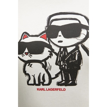 Karl Lagerfeld Памучна тениска Karl Lagerfeld IKON SKETCH (A1W17129)
