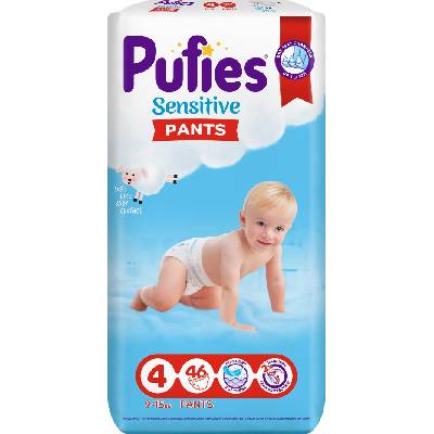 pufies Пелени гащи Pufies Pants Sensitive 4, 46 броя (3800024035227)