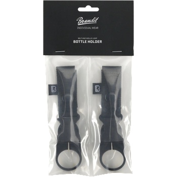 Brandit държач за бутилки Molle, 2 броя, черен (8080-2)