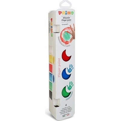 Primo prstové barvy 6 x 40 ml