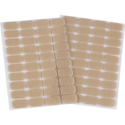 Suchý zip samolepicí obdélníčky 15x25 mm - různé barvy Varianta: 3 béžová, Balení: 1 karta