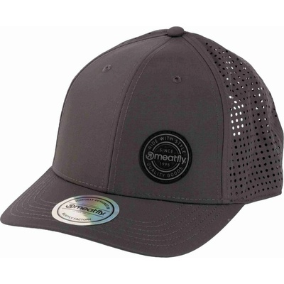 Meatfly шапка с козирка Ollie Perfor Cap Grey Dark Leather | Сива | Meatfly | Siv | МЪЖЕ | ЕДИН РАЗМЕР