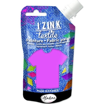 Izink textilní barva světle růžová 80 ml