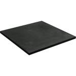 Inter Ceramic Композитно душ корито Inter Ceramic квадратно 90x90 см финиш камък-матово черно (9010RS-2)