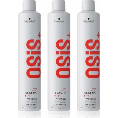 Schwarzkopf Professional Osis+ Schwarzkopf Professional Osis+ Elastic sprej na vlasy se střední fixací 3x500 ml kosmetická sada – Hledejceny.cz