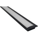 D-iL АЛУМИНИЕВ ПРОФИЛ ЗА led ЛЕНТА ЗА ВГРАЖДАНЕ 3m ЧЕРЕН d-il (3800232863803)