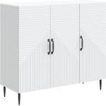 vidaXL Служебен шкаф Бяло 89 x 34, 5 x 80 см Инженерна дървесина (894875)
