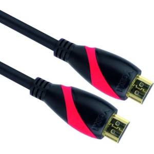 VCOM Кабел VCom CG525-v2.0, от HDMI(м) към HDMI(м), 10m, поддръжка на 4K, позлатени конектори, черен