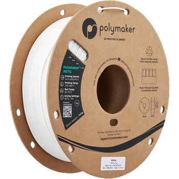Polymaker PETG White - 1, 75 mm / 1000 g (PB05002)