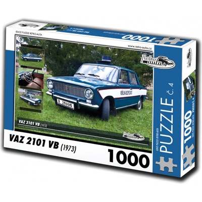 Retro-Auta č. 4 Vaz 2101 VB 1973 1000 dílků