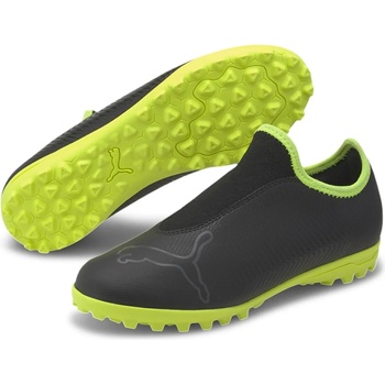 Image 1 of PUMA Юношески футболни стоножки Puma Finesse Astro Turf Football Boots Juniors - Black/FluYellow