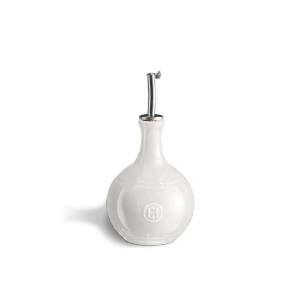 Emile henry (Франция) Керамична бутилка за оцет emile henry vinegar cruet с дозатор - цвят бял (eh 0216-11)